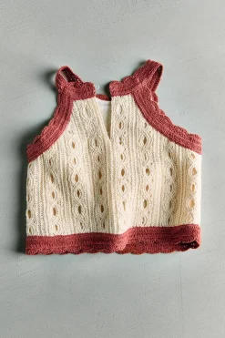 Niños ZARA 6 - 14 Años·Punto|6 - 14 Años·Camisetas<TOP CROCHET FLOR - SEA NY