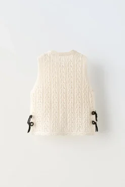 Niños ZARA 1½ - 6 Años·Punto|1½ - 6 Años·Camisetas<TOP CROCHET LAZOS