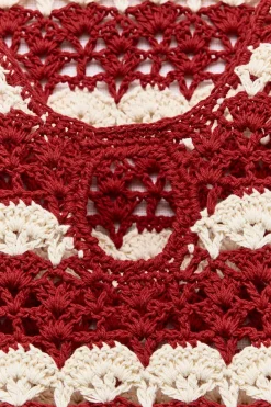 Outlet TOP CROCHET PUNTO ABERTURA Mujer Cárdigan / Jerséis|Punto