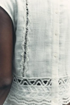 Discount TOP CROCHET ZW COLLECTION Mujer Tops / Bodies