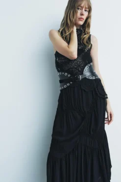 Discount TOP CROCHET ZW COLLECTION Mujer Tops / Bodies