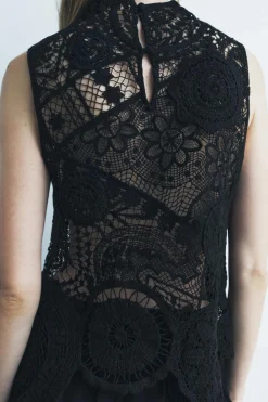 Discount TOP CROCHET ZW COLLECTION Mujer Tops / Bodies