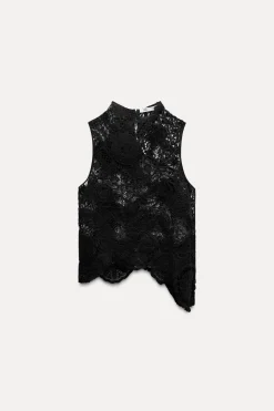 Discount TOP CROCHET ZW COLLECTION Mujer Tops / Bodies