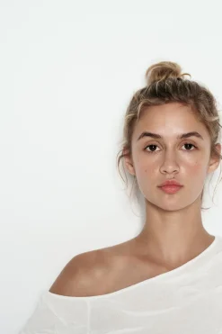 Discount TOP CROP PUNTO ASIMÉTRICO Mujer Cárdigan / Jerséis|Punto