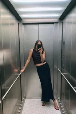 Fashion TOP CROPPED MANGA SISA Mujer Tops / Bodies