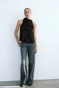 Outlet TOP CRUZADO LAZO Mujer Tops / Bodies