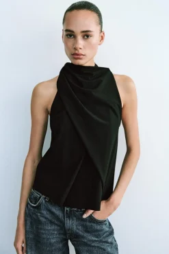 Outlet TOP CRUZADO LAZO Mujer Tops / Bodies