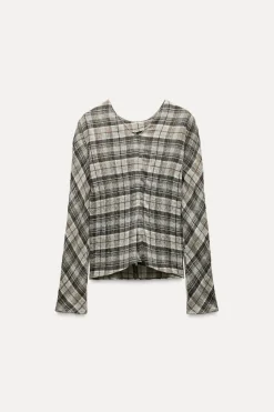 Fashion TOP CUADROS ZW COLLECTION Mujer Tops / Bodies