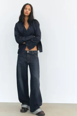 Outlet TOP DENIM TRF Mujer Tops / Bodies