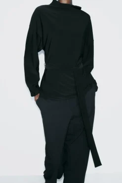 Best TOP DRAPEADO CINTURÓN Mujer Tops / Bodies