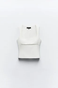 New TOP ELÁSTICO ESCOTE CUADRADO Mujer Tops / Bodies