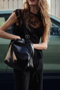 Clearance TOP ENCAJE COMBINADO Mujer Tops / Bodies