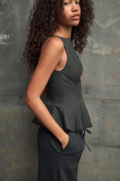 Best TOP ENTALLADO VOLANTE Mujer Tops / Bodies