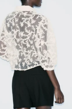 Discount TOP FLORES RELIEVE Mujer Tops / Bodies|Camisas / Blusas