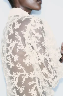 Discount TOP FLORES RELIEVE Mujer Tops / Bodies|Camisas / Blusas