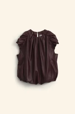 Online TOP FRUNCES PIEL 100% LIMITED EDITION Mujer Tops / Bodies