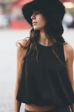 Discount TOP GLOBO ESPALDA DESCUBIERTA Mujer Tops / Bodies