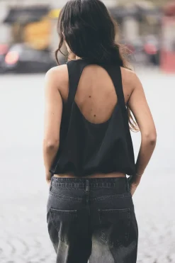 Discount TOP GLOBO ESPALDA DESCUBIERTA Mujer Tops / Bodies