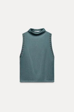 New TOP HALTER ARANDELAS Mujer Tops / Bodies