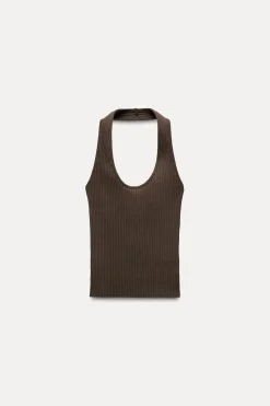 Fashion TOP HALTER CANALÉ Mujer Tops / Bodies