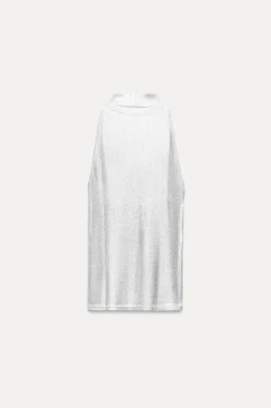 Clearance TOP HALTER CANALÉ FOIL Mujer Tops / Bodies