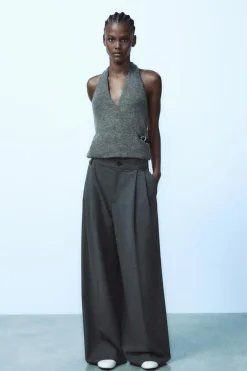 Fashion TOP HALTER CINTURÓN Mujer Tops / Bodies