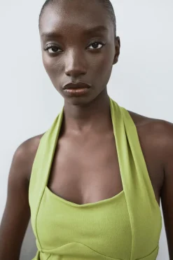 Sale TOP HALTER ELÁSTICO FRUNCES Mujer Tops / Bodies