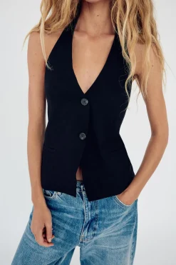 Clearance TOP HALTER LAZO Mujer Tops / Bodies