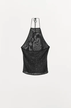 Best TOP HALTER TUL BRILLOS Mujer Tops / Bodies