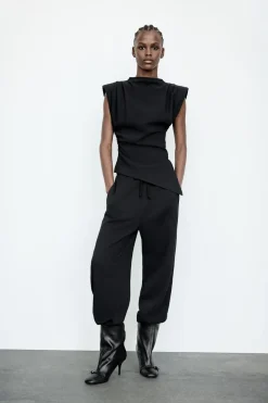 Fashion TOP HOMBRERAS FRUNCES Mujer Tops / Bodies