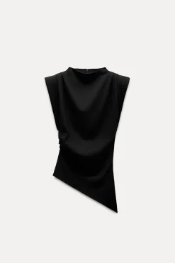 Fashion TOP HOMBRERAS FRUNCES Mujer Tops / Bodies