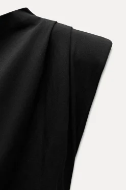 Fashion TOP HOMBRERAS FRUNCES Mujer Tops / Bodies