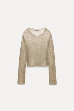 Clearance TOP JERSEY RED HILO METALIZADO Mujer Tops / Bodies