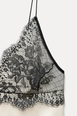 Sale TOP LENCERO ENCAJE ZW COLLECTION Mujer Tops / Bodies