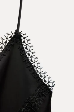 Fashion TOP LENCERO SATINADO Mujer Tops / Bodies