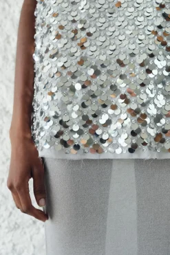 Hot TOP LENTEJUELAS ZW COLLECTION Mujer Tops / Bodies