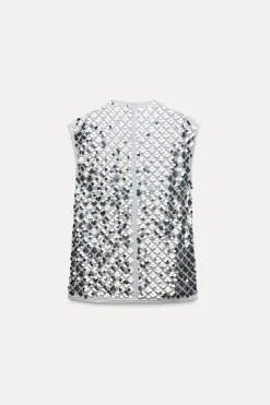 Hot TOP LENTEJUELAS ZW COLLECTION Mujer Tops / Bodies