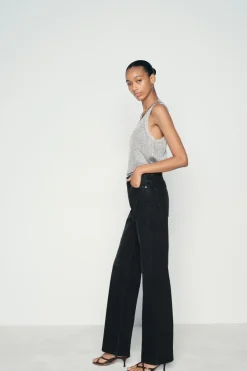 Online TOP LISO PUNTO METALIZADO Mujer Cárdigan / Jerséis|Punto