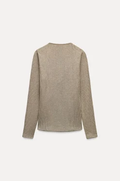 Best TOP METALIZADO TEXTURA Mujer Tops / Bodies