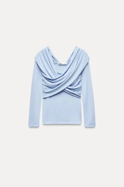 Discount TOP MULTIPOSICIÓN PUNTO LISO Mujer Cárdigan / Jerséis|Punto