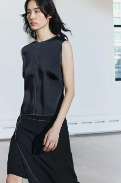 Sale TOP PESPUNTES ZW COLLECTION Mujer Tops / Bodies