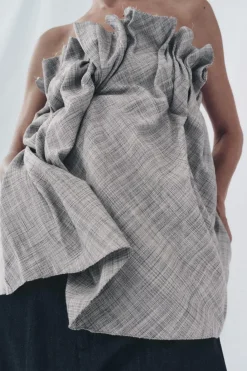 Sale TOP PLISADO PALABRA DE HONOR ZW COLLECTION Mujer Tops / Bodies