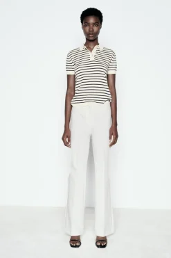 Fashion TOP POLO BÁSICO PUNTO LISO Mujer Cárdigan / Jerséis|Punto