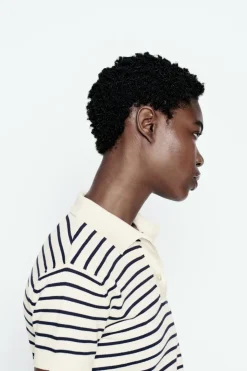 Fashion TOP POLO BÁSICO PUNTO LISO Mujer Cárdigan / Jerséis|Punto