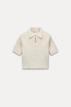 Fashion TOP POLO EFECTO PELO Mujer Tops / Bodies