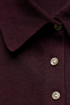 Best TOP POLO PUNTO BOTONES Mujer Cárdigan / Jerséis|Punto