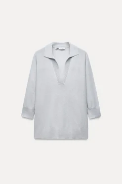 Clearance TOP POLO PUNTO LENTEJUELAS Mujer Cárdigan / Jerséis|Punto