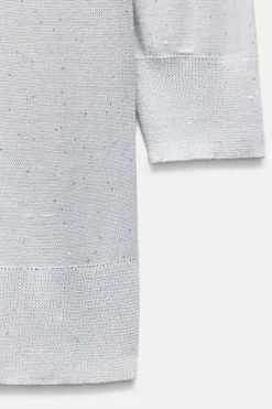 Clearance TOP POLO PUNTO LENTEJUELAS Mujer Cárdigan / Jerséis|Punto