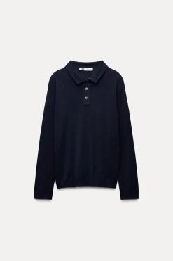 New TOP POLO PUNTO LISO Mujer Cárdigan / Jerséis|Punto