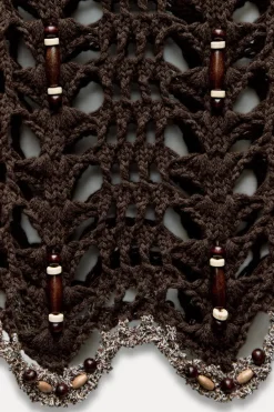 Sale TOP PUNTO ABIERTO ABALORIOS Mujer Cárdigan / Jerséis|Punto